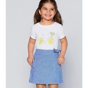 Copper Key Stripe Swing Skirt M 10y